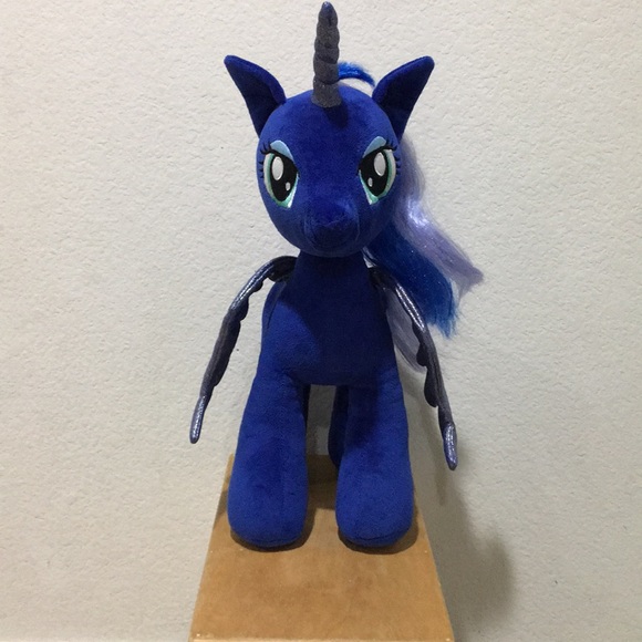 💯 BUILD-A-BEAR 💯 EXTREMELY RARE LIMITED EDITION MY LITTLE PONY PRINCESS LUNA . - Picture 2 of 6